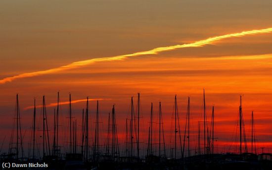 Missing Image: i_0002.jpg - Sailboat Silhouettes at Sundown