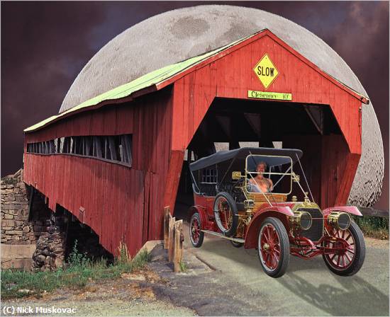 Missing Image: i_0065.jpg - Antique Car in Covered Bridge