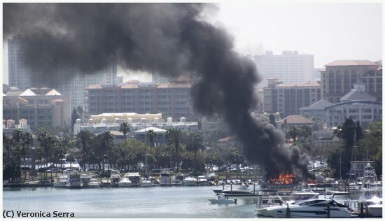 Missing Image: i_0034.jpg - Flames Consume Vessel in Clearwater