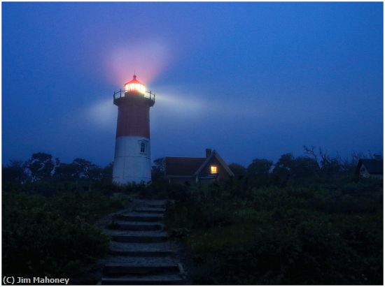 Missing Image: i_0039.jpg - Nauset Lighthouse in the Fog