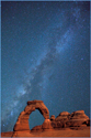 Milky Way Above Delicate Arch